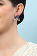 Purple Brass Earrings image number 1