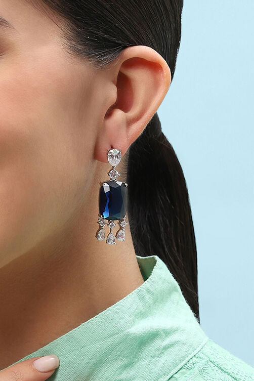 Navy Brass earrings image number 3