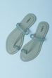 Green Pu Ring Toe Sandals image number 6