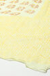 Yellow Cotton Handloom Unstitched Suit Set image number 4