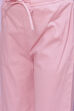 Pink Cotton Straight Kurta Regular Pant Suit Set image number 3