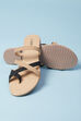 Beige Pu Ring Toe Sandals image number 3