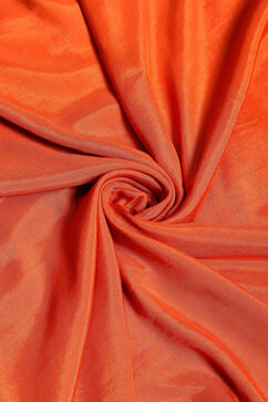 Orange Chanderi Hand Embroidered Unstitched Suit Set image number 3