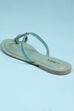 Green Pu Ring Toe Sandals image number 4