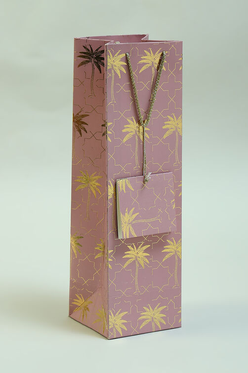 Mauve Wine Gift Bag image number 0