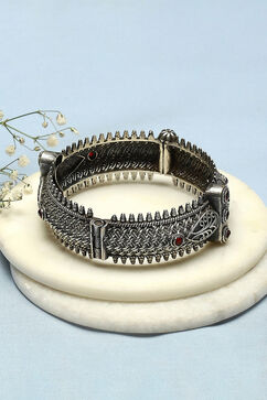 Oxidised-Red Brass Bangles image number 2