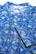 Blue Cotton A-Line Printed Kurta image number 1