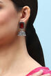 Red Brass Earrings image number 1