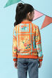 Orange Art Silk Jacket image number 3