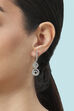 White Brass Earrings image number 1