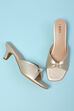 Gold Pu Slip-Ons image number 4