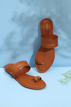 Tan Pu Ring Toe Sandals image number 0