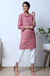 Red Cotton Short Yarndyed Kurti image number 4