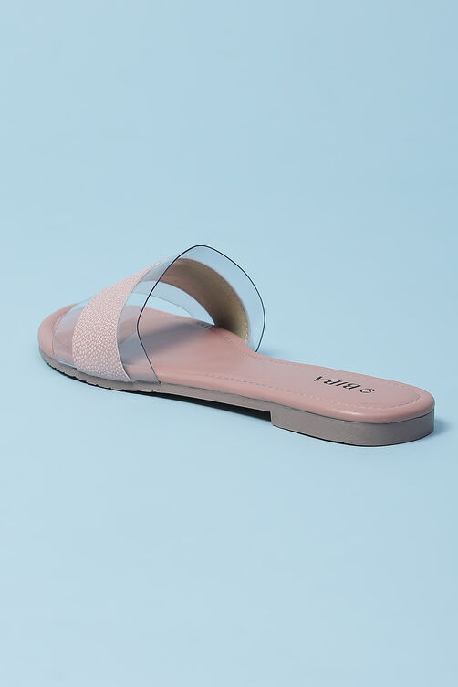 Pink Pu Slip-Ons image number 4