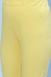 Yellow Lycra Anarkali Kurta Churidar Suit Set image number 3