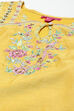 Yellow Poly Cotton Sharara Kurta Garara Suit Set image number 1