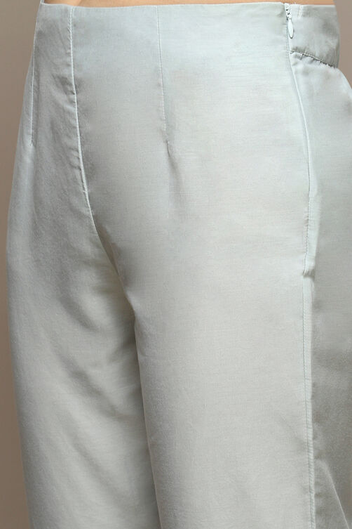 Peach Cotton Blend Straight Yarndyed Kurta Suit Set image number 2