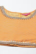 Orange & Coral Art Silk Lehenga Set image number 1