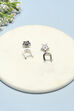 White Brass Earrings image number 2