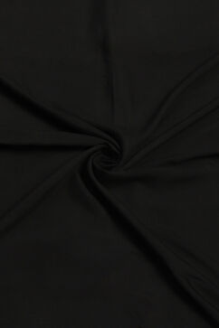 Black Chanderi Hand Embroidered Unstitched Suit Set image number 2