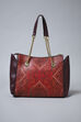 Red Pu Tote Bag image number 3