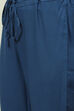 Indigo LIVA Straight Kurta Pant Suit Set image number 3