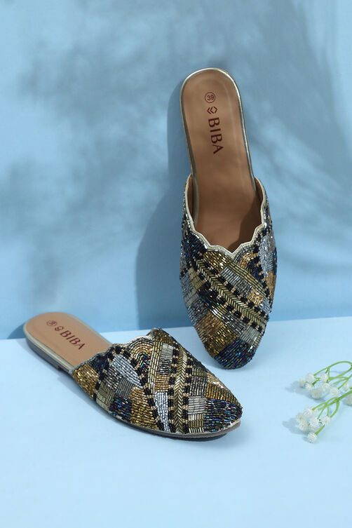 Multicolor Pu Mules image number 6