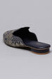 Blue Fabric Formal Mules image number 5