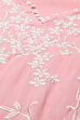 Pastel Pink Organza Unstitched Suit set image number 2