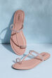 Green Pu Ring Toe Sandals image number 0