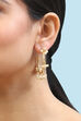 Gold Brass Earrings image number 1