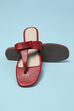 Red Pu Slip-Ons image number 3