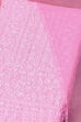 Light Pink Chanderi Embroidered Unstitched Suit Set image number 4