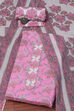 Pink Cotton Unstitched Suit set image number 0