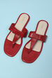 Red Pu Slip-Ons image number 2