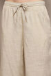 Pale-Yellow Voile Straight Kurta Palazzo Suit Set image number 2