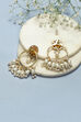 Pearl Brass Earrings image number 2