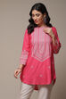 Pink LIVA Printed Kurti image number 1