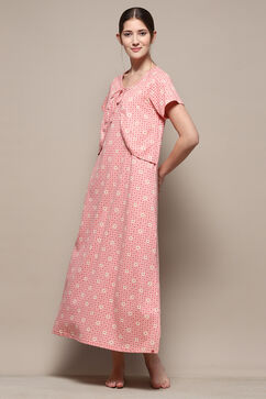 Pink Cotton Printed Sleepwear image number 0
