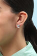 White Brass Earrings image number 1