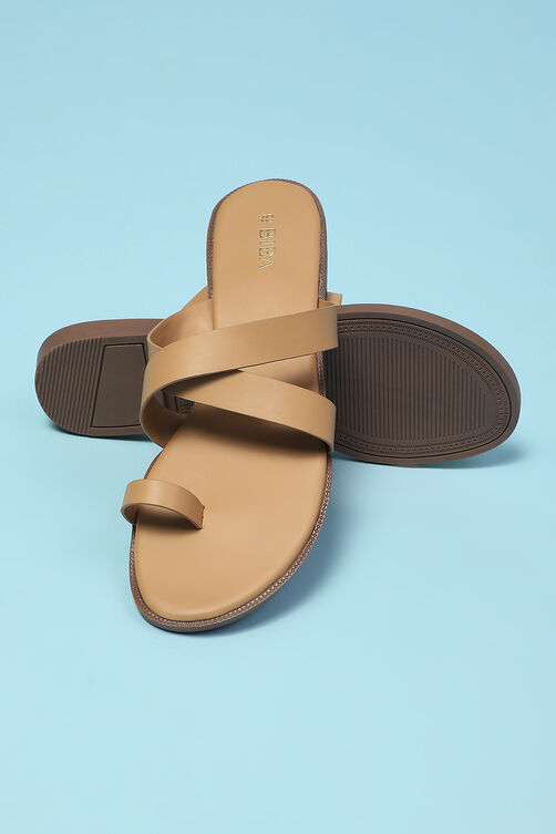 Tan Pu Ring Toe Sandals image number 3