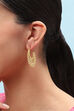 Gold Brass earrings image number 3
