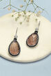 Brown Brass Earrings image number 0