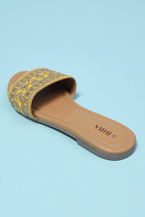 Yellow Pu Slip-Ons image number 5