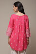 Pink LIVA Printed Kurti image number 2