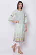 Mint Green Straight Kurta image number 3