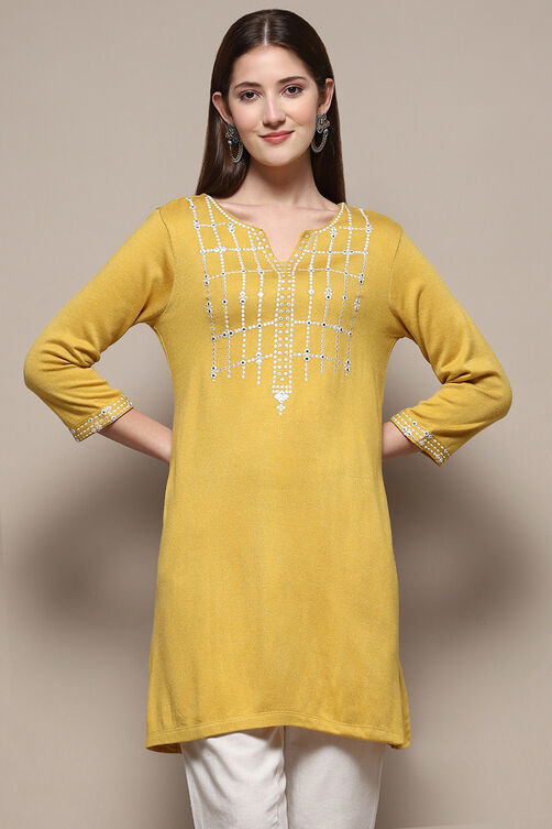 Black Daffodil Straight Yarndyed Kurta image number 5