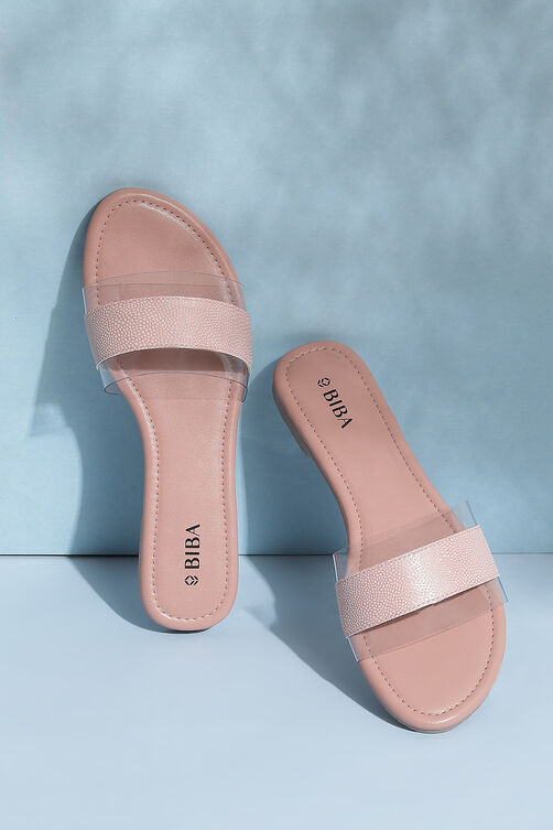 Pink Pu Slip-Ons image number 0