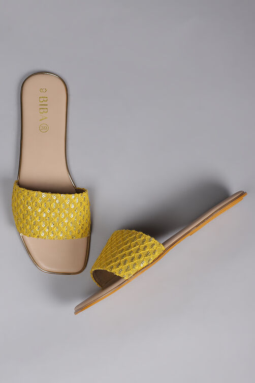 Yellow Formal Flats image number 4