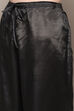 Charcoal Art Silk Straight Kurta Palazzo Suit Set image number 2